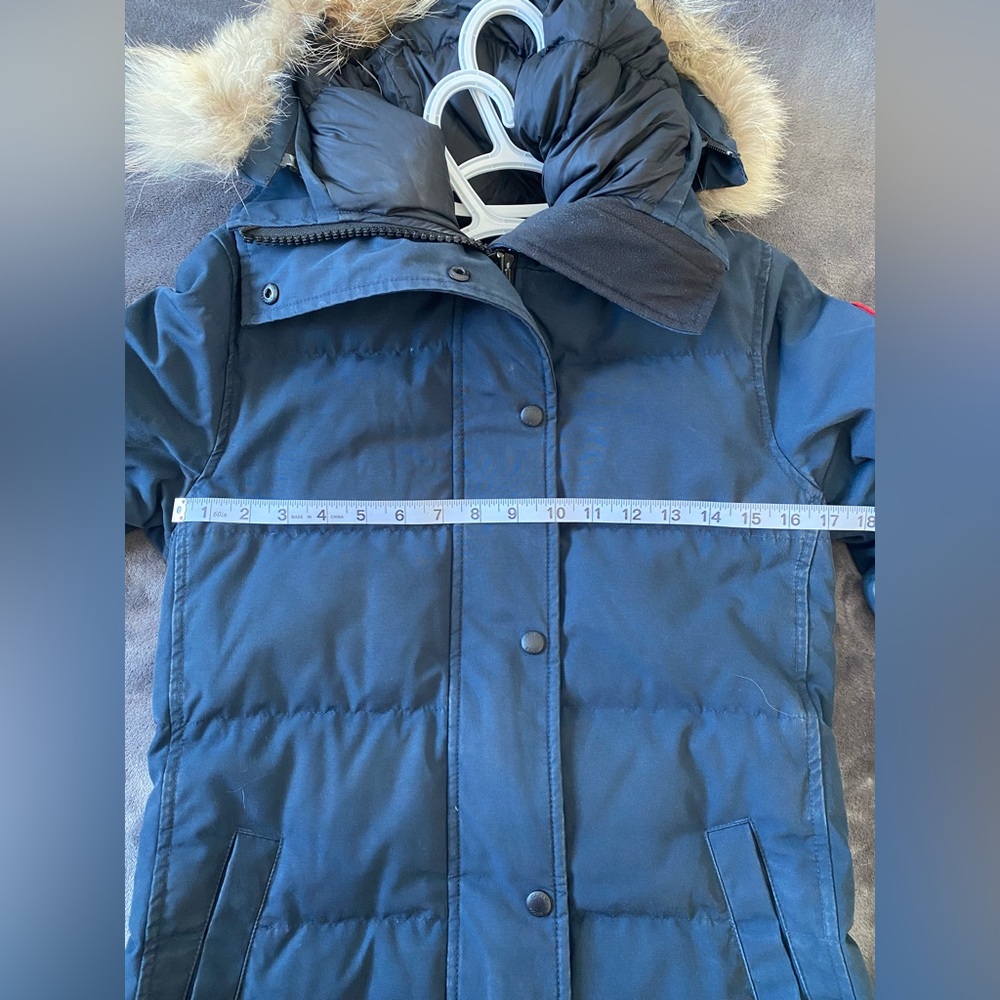 Canada Goose Sherlburne Parka in Ink Blue - Picture 11 of 15